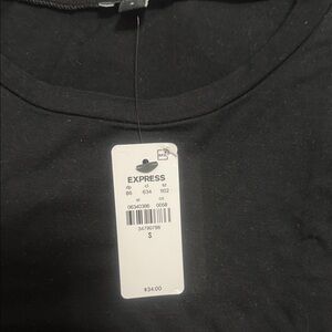 Express Women’s Black Crew Tee with Tag